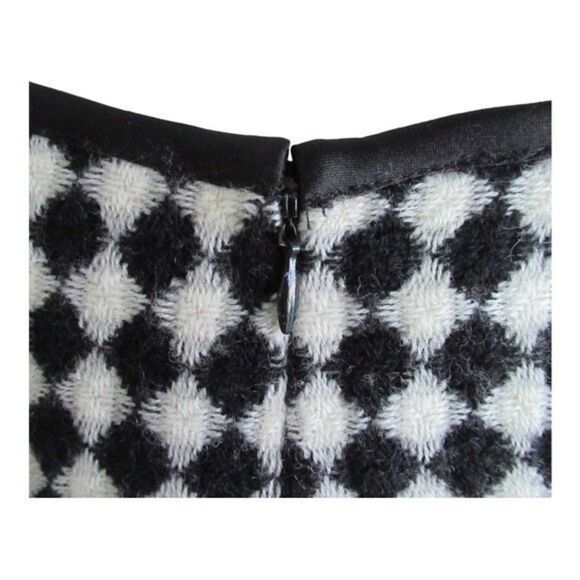 Georgiou Studio Vintage Harlequin Check High Waisted Skirt - Picture 4 of 9